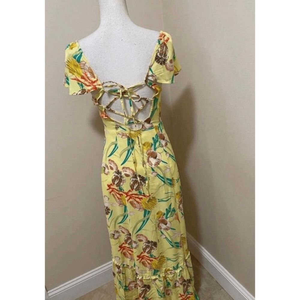 New Urban Outfitters Siren Strappy Back Midi size S Petite - Picture 7 of 8